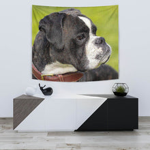 Load image into Gallery viewer, Boxer Dog Dotted Art Print Tapestry-Free Shipping