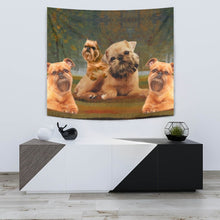 Load image into Gallery viewer, Brussels Griffon Print Tapestry-Free Shipping