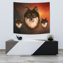 Load image into Gallery viewer, Cute Finnish Lapphund Print Tapestry-Free Shipping