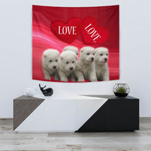 Load image into Gallery viewer, Central Asian Shepherd Puppies Print Tapestry-Free Shipping