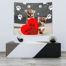 Load image into Gallery viewer, Cute Chihuahua Puppies Print Tapestry-Free Shipping