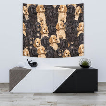 Load image into Gallery viewer, Cocker Spaniel In Lots Print Tapestry-Free Shipping