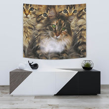 Load image into Gallery viewer, Cute Maine Coon Cat Print Tapestry-Free Shipping