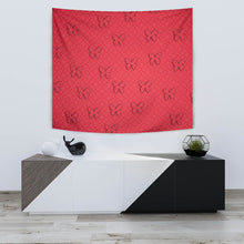 Load image into Gallery viewer, Butterfly Print On Red Tapestry-Free Shipping