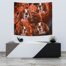 Load image into Gallery viewer, Cute Irish Red and White Setter Print Tapestry-Free Shipping