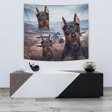 Load image into Gallery viewer, Cute Miniature Pinscher Print Tapestry-Free Shipping
