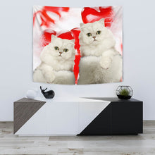 Load image into Gallery viewer, Cute Persian Cat On Red Print Tapestry-Free Shipping