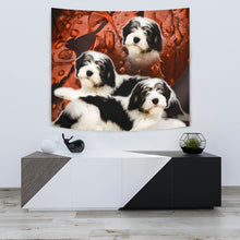 Load image into Gallery viewer, Cute Polish Lowland Sheepdog Print Tapestry-Free Shipping