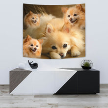 Load image into Gallery viewer, Cute Pomeranian Print Tapestry-Free Shipping