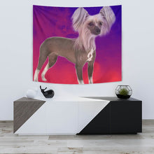 Load image into Gallery viewer, Chinese Crested Dog Print Tapestry-Free Shipping
