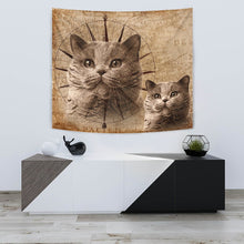 Load image into Gallery viewer, Cute British Shorthair Cat Print Tapestry-Free Shipping