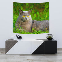 Load image into Gallery viewer, Chartreux Cat Nature Print Tapestry-Free Shipping