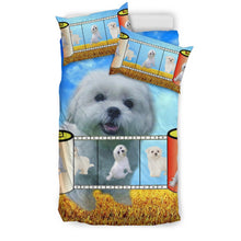 Load image into Gallery viewer, Cute Maltese dog film reel Print Bedding Set-Free Shipping