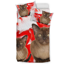 Load image into Gallery viewer, Burmese Cat Print Bedding Set- Free Shipping