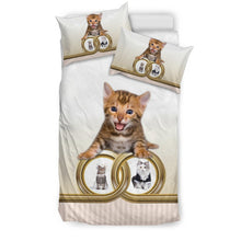 Load image into Gallery viewer, Cute Bengal Cat Print Bedding Set-Free Shipping
