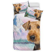 Load image into Gallery viewer, Cute Airedale Terrier Print Bedding Set- Free Shipping