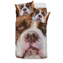 Load image into Gallery viewer, Bulldog Print Bedding Set- Free Shipping