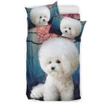 Load image into Gallery viewer, Cute Bichon Frise Print Bedding Set- Free Shipping