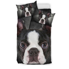 Load image into Gallery viewer, Cute Boston Terrier Print Bedding Set- Free Shipping