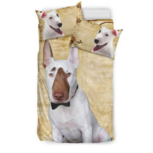 Load image into Gallery viewer, Bull Terrier Dog Print Bedding Set- Free Shipping