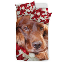 Load image into Gallery viewer, Cute Irish Setter Dog Print Bedding Set- free Shipping