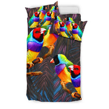 Load image into Gallery viewer, Cute Gouldian Finch Bird Print Bedding Set-Free Shipping