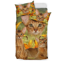 Load image into Gallery viewer, Cute Abyssinian Cat Print Bedding Set- Free Shipping