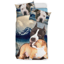 Load image into Gallery viewer, Cute Pit Bull Terrier Dog Print Bedding Set- Free Shipping