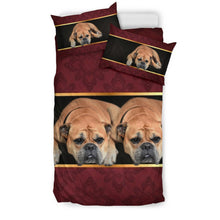 Load image into Gallery viewer, Bullmastiff Print On Red Bedding Sets-Free Shipping