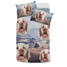 Load image into Gallery viewer, Clumber Spaniel Print Bedding Set- Free Shipping