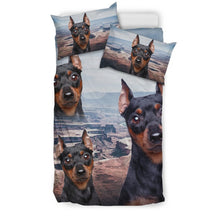 Load image into Gallery viewer, Cute Miniature Pinscher Print Bedding Set- Free Shipping