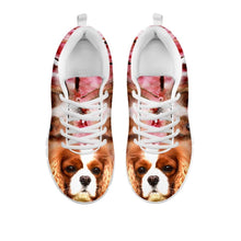 Load image into Gallery viewer, Cute Cavalier King Charles Spaniel Print Sneakers For Women- Free Shipping-For 24 Hours Only