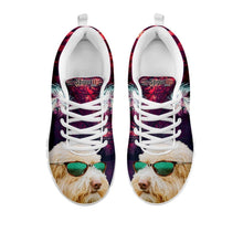 Load image into Gallery viewer, Cute Goldendoodle With Glasses Print Running Shoes For Women- Free Shipping- For 24 Hours Only