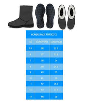 Load image into Gallery viewer, Cute Black Labrador Print Faux Fur Boots For Women- Free Shipping