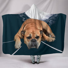 Load image into Gallery viewer, Bullmastiff Dog Print Hooded Blanket-Free Shipping