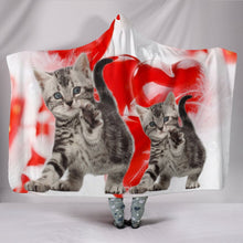 Load image into Gallery viewer, Cute American Shorthair Cat Print Hooded Blanket-Free Shipping