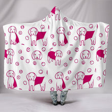Load image into Gallery viewer, Cute Beagle dog Patterns Print Hooded Blanket-Free Shipping
