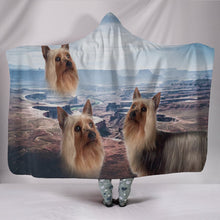 Load image into Gallery viewer, Cute Australian Silky Terrier Print Hooded Blanket-Free Shipping