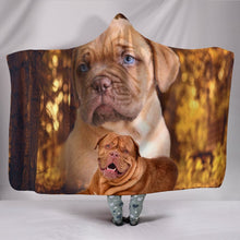 Load image into Gallery viewer, Cute Bordeaux Mastiff Print Hooded Blanket-Free Shipping
