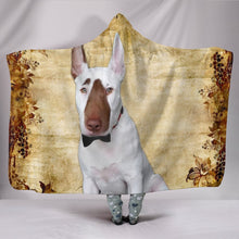 Load image into Gallery viewer, Cute Bull Terrier Print Hooded Blanket-Free Shipping