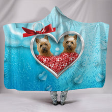 Load image into Gallery viewer, Cairn Terrier In Heart Print Hooded Blanket-Free Shipping