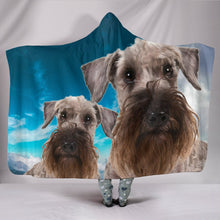 Load image into Gallery viewer, Cute Cesky Terrier Print Hooded Blanket-Free Shipping