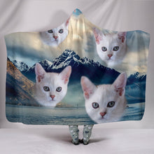 Load image into Gallery viewer, Burmilla Cat Print Hooded Blanket-Free Shipping