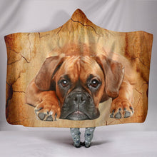 Load image into Gallery viewer, Cute Boxer Dog Print Hooded Blanket-Free Shipping