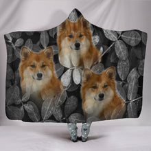 Load image into Gallery viewer, Cute Icelandic Sheepdog Print Hooded Blanket-Free Shippipng