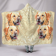 Load image into Gallery viewer, Cute Labrador Retriever Print Hooded Blanket-Free Shipping-Limited Edition