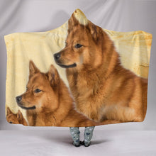Load image into Gallery viewer, Cute Finnish Spitz Print Hooded Blanket-Free Shipping