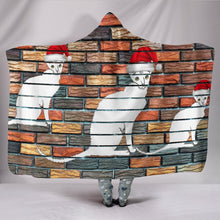 Load image into Gallery viewer, Cornish Rex Cat Print Hooded Blanket-Free Shipping