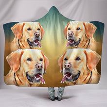 Load image into Gallery viewer, Cute Labrador Retriever Print Hooded Blanket-Free Shipping