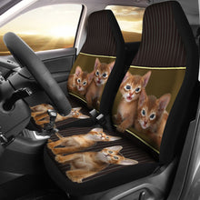 Load image into Gallery viewer, Abyssinian cat Print Car Seat Covers-Free Shipping